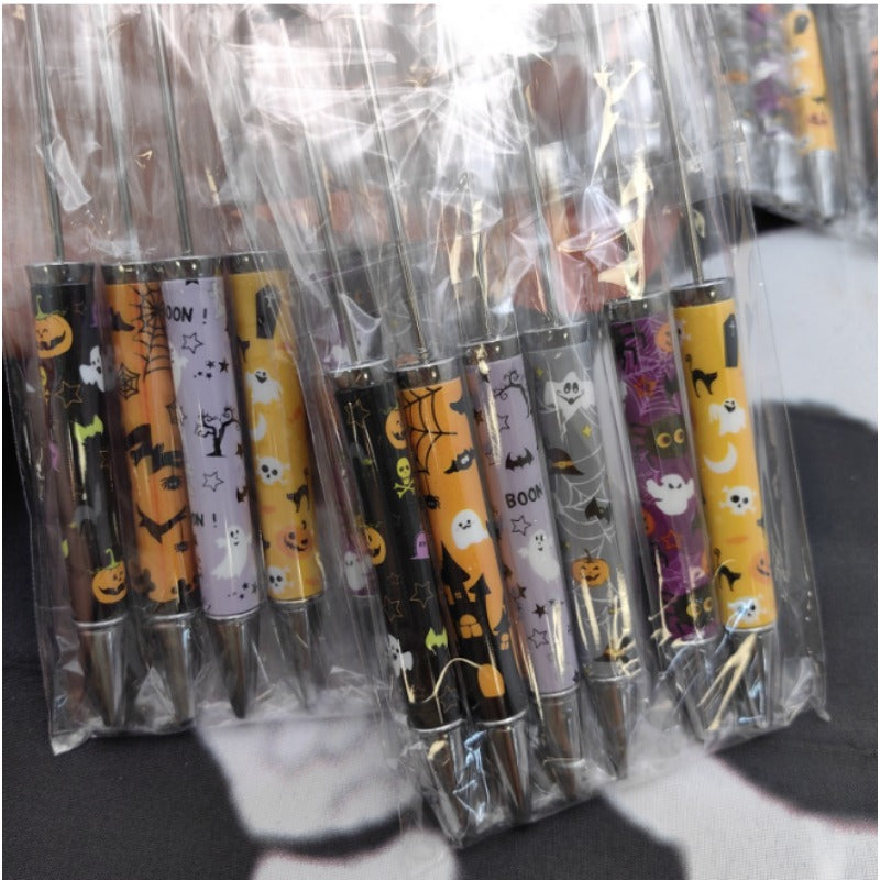 Wholesale 6pcs/30pcs Halloween Prints DIY Beadable Pens
